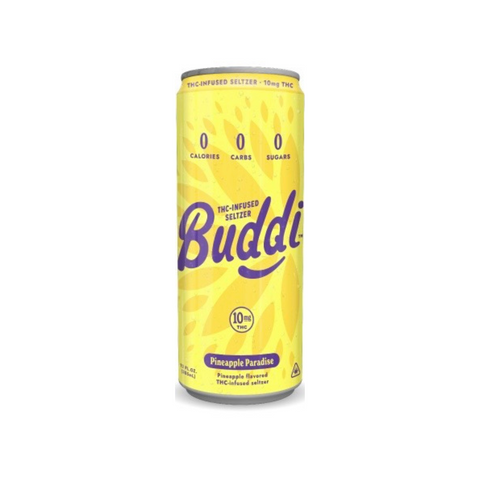 Buddi Seltzer 10mg THC - Pineapple Paradise