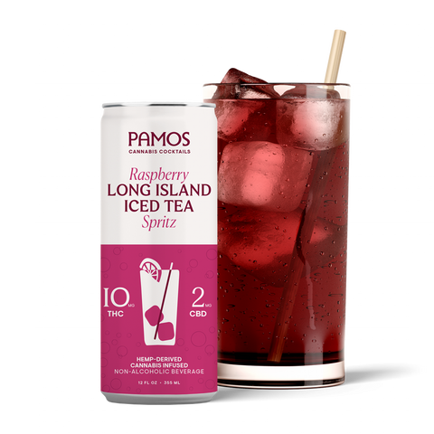 Pamos Spritz 10mg THC - Raspberry Long Island Iced Tea