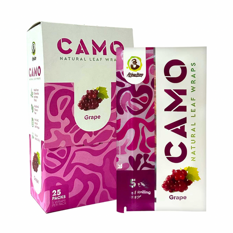 Camo Leaf Wraps - Grape