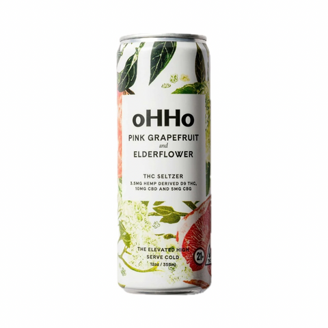 oHHo Seltzer - Pink Grapefruit and Elderflower